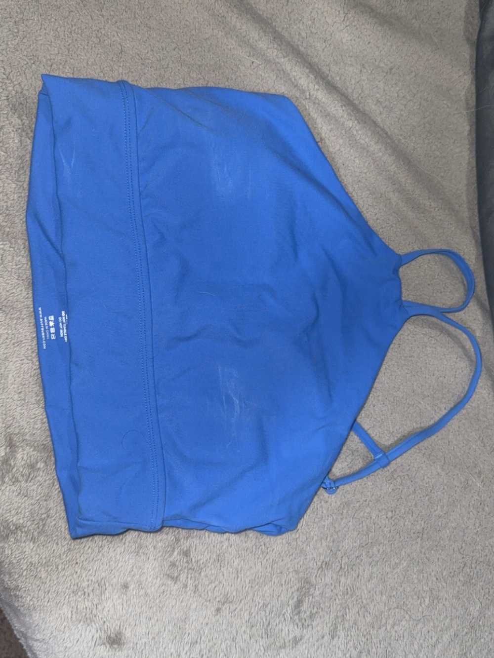 BuffBunny Royal Blue Cropped Tank
